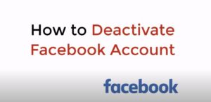 Deactivate Facebook Account - muft maloomat